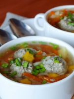 Суп с фрикадельками - рецепт	