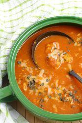 Сырный суп с фрикадельками – рецепт