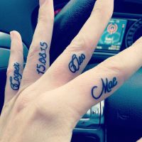 татуировки на пальцах рук1