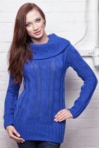 Синий свитер 8