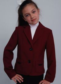 школьный бордовый пиджак 3