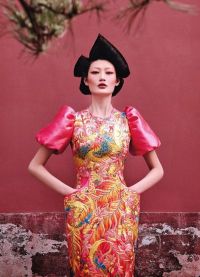 Платье в китайском стиле 10