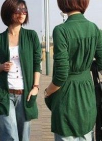С чем носить зеленый пиджак9