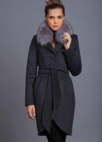 Зимние женские пальто с мехом  6