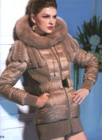 Зимние женские пальто с мехом  7