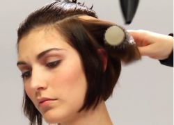 как красиво уложить волосы феном 7