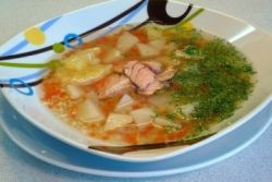 рыбный суп из форели