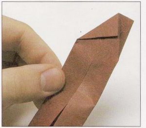как из бумаги сделать тетраэдр5