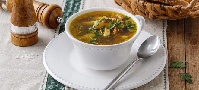 самый вкусный рецепт супа из сушеных грибов