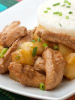 Курица с ананасами – рецепт