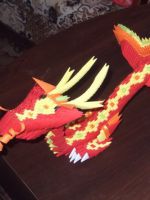 Модульное оригами - дракон